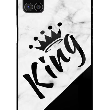 King Samsung M31s Glass Case Back Cover by Casekaro