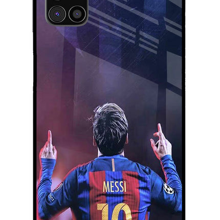 Messi Samsung M31s Glass Case Back Cover by Casekaro