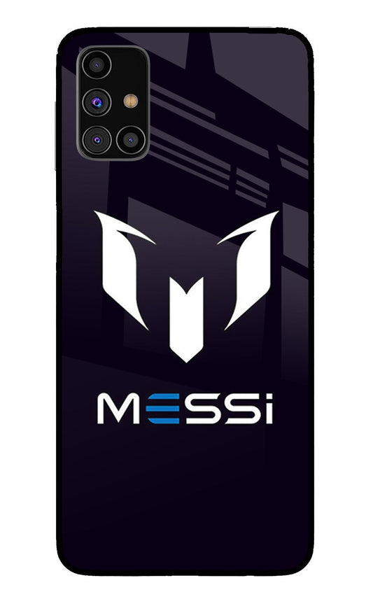Messi Logo Samsung M31s Glass Case