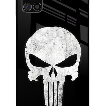 Punisher Skull Samsung M31s Glass Case Back Cover by Casekaro