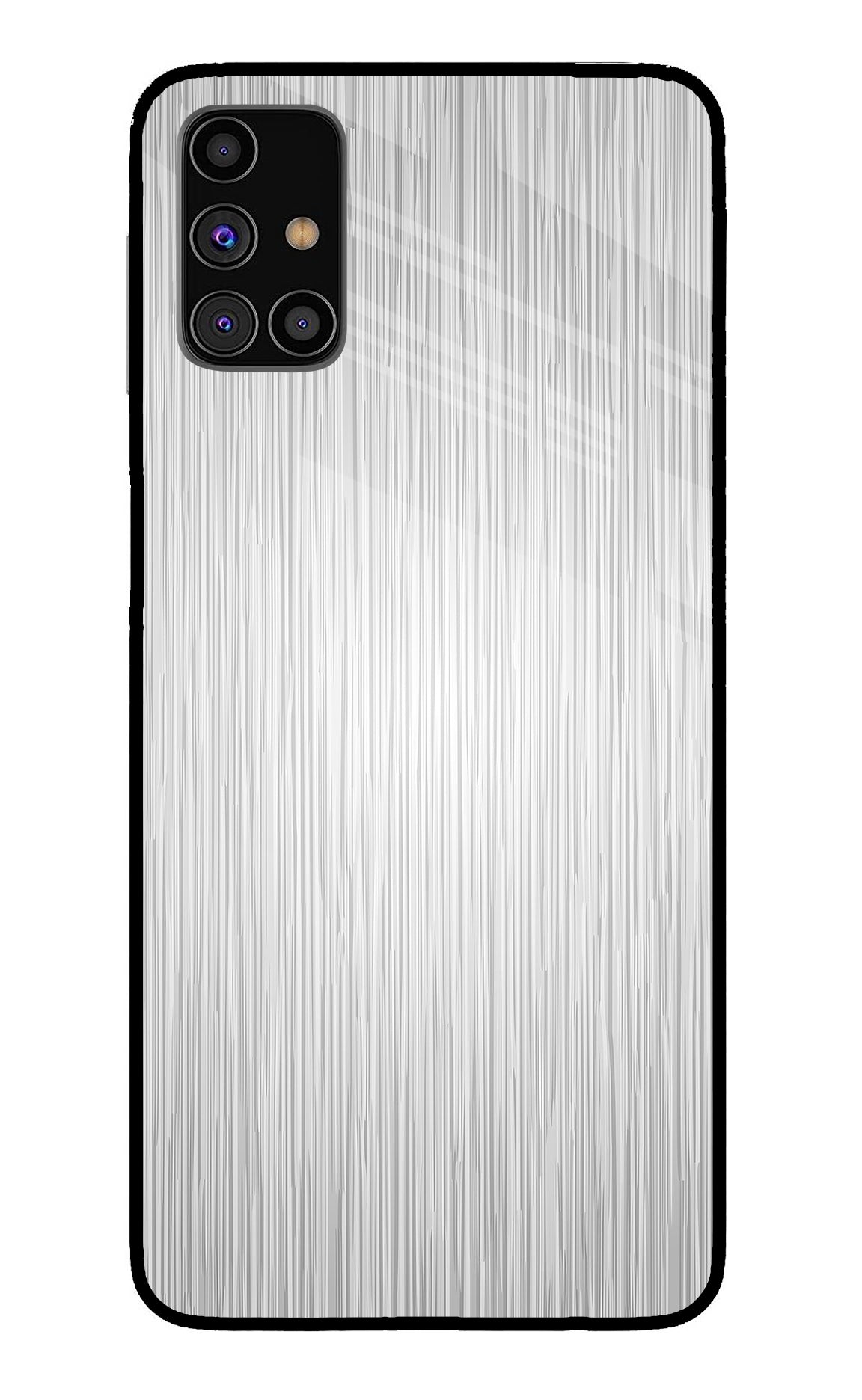 Wooden Grey Texture Samsung M31s Back Cover