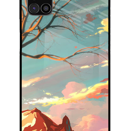 Scenery Samsung M31s Glass Case Back Cover by Casekaro