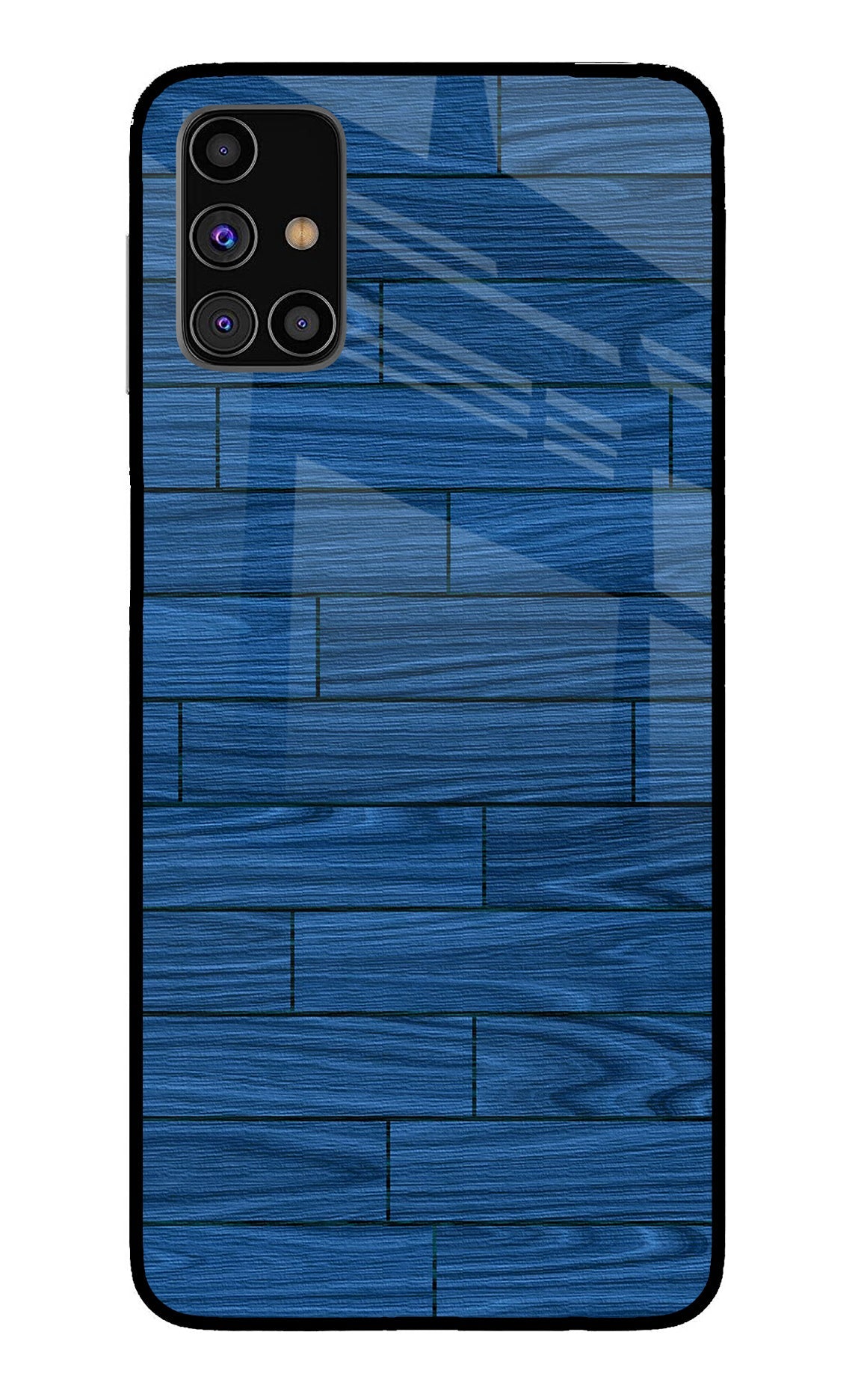Wooden Texture Samsung M31s Glass Case