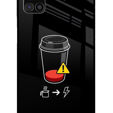 Coffee Samsung M31s Glass Case
