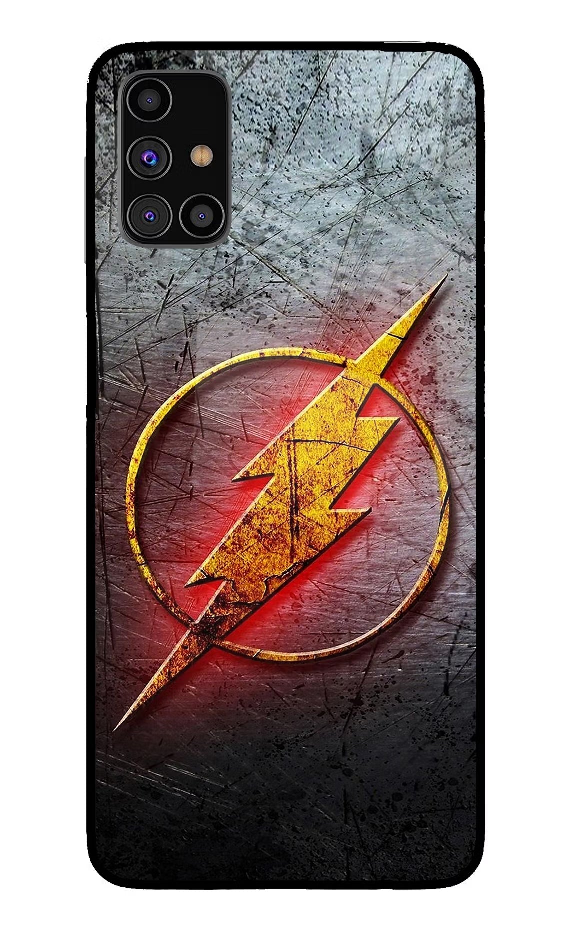 Flash Samsung M31s Glass Case Back Cover by Casekaro