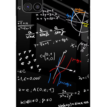 Mathematics Formula Samsung M31s Glass Case Back Cover by Casekaro