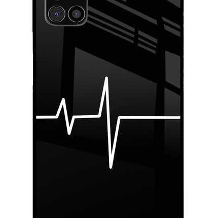 Heart Beats Samsung M31s Glass Case