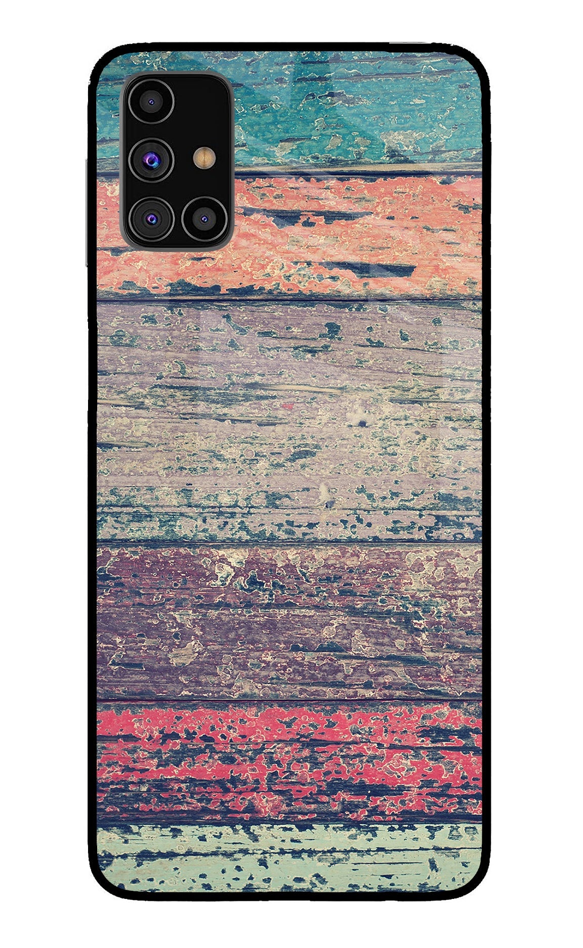 Colourful Wall Samsung M31s Glass Case