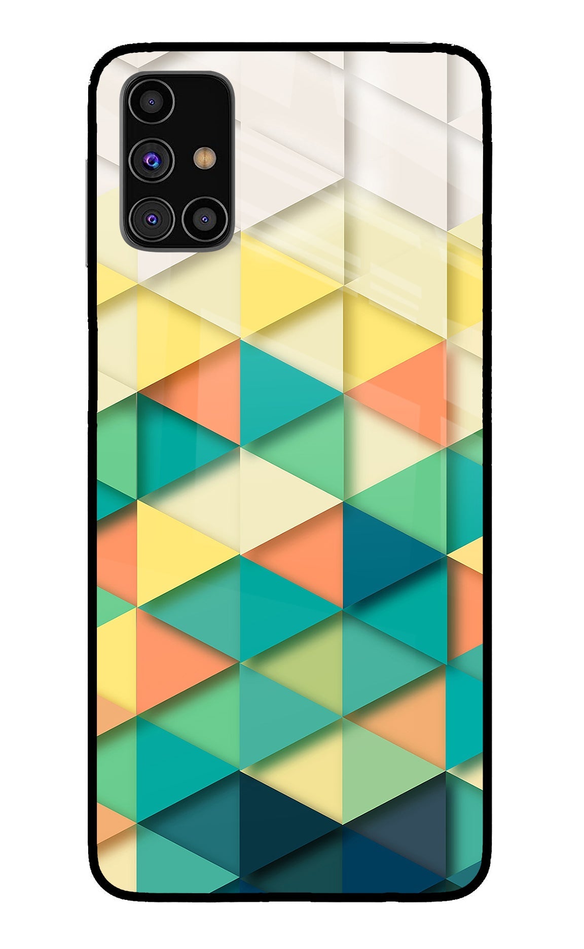 Abstract Samsung M31s Back Cover