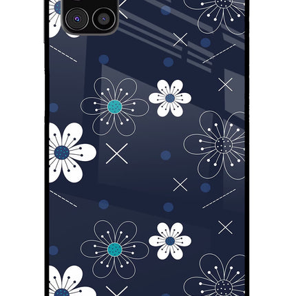 Flowers Samsung M31s Glass Case