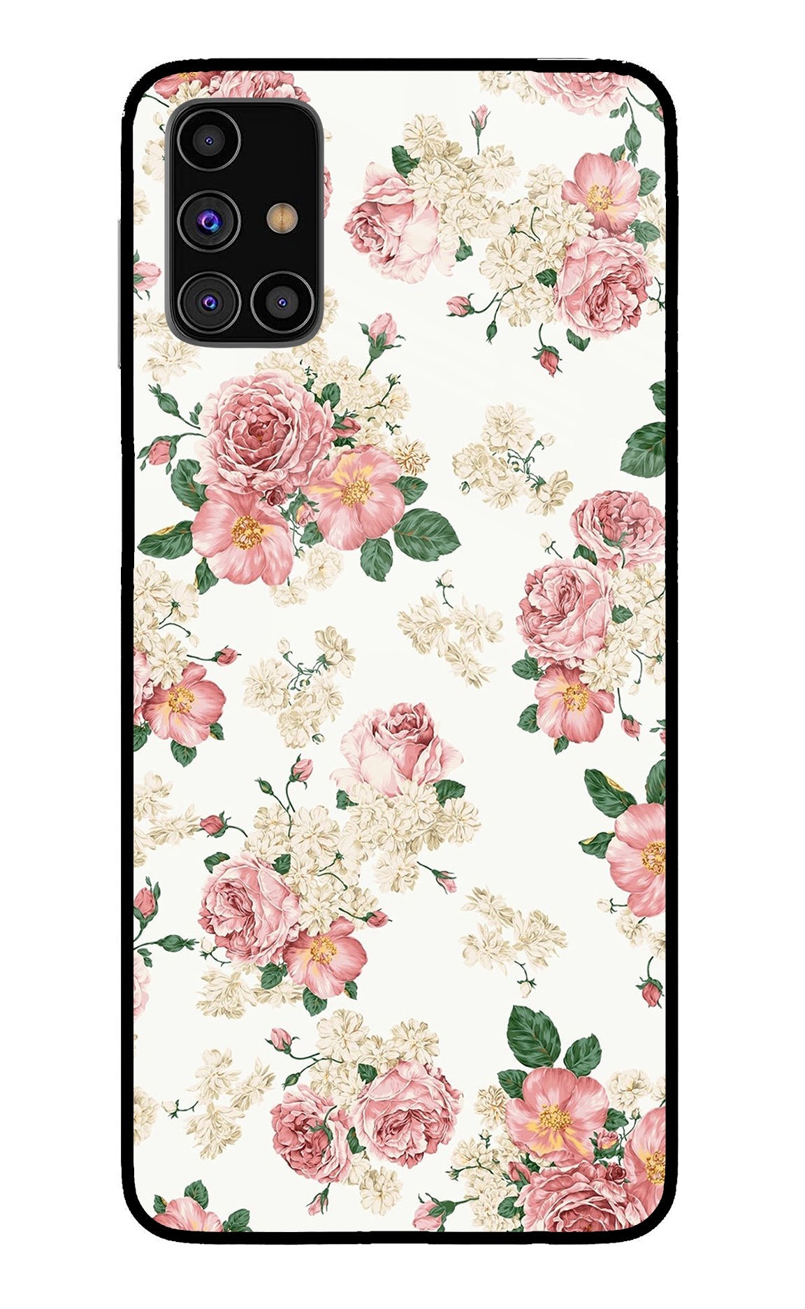 Flowers Samsung M31s Back Cover