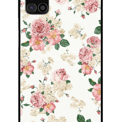 Flowers Samsung M31s Glass Case