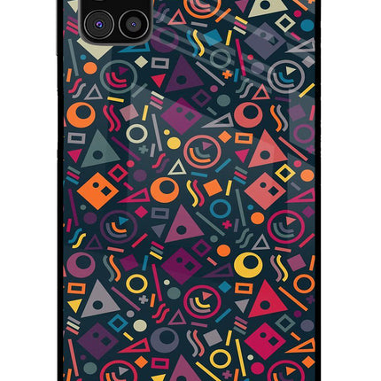 Geometric Abstract Samsung M31s Glass Case