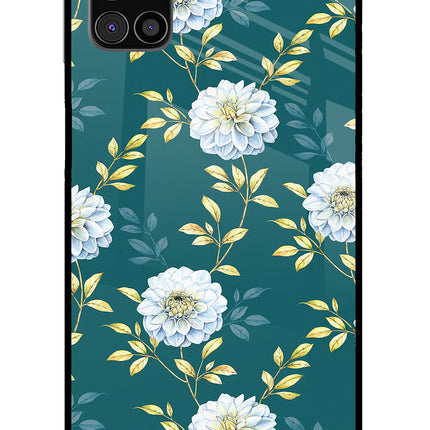 Flowers Samsung M31s Glass Case Back Cover by Casekaro