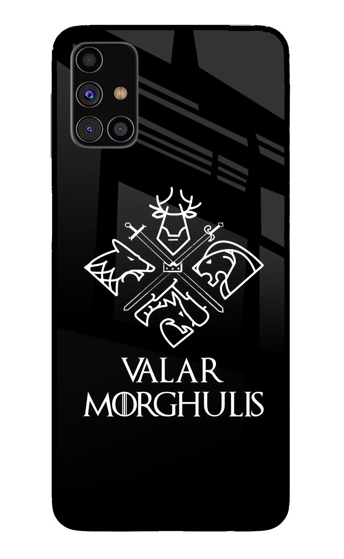 Valar Morghulis | Game Of Thrones Samsung M31s Glass Case Back Cover by Casekaro