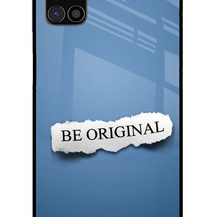 Be Original Samsung M31s Glass Case Back Cover by Casekaro
