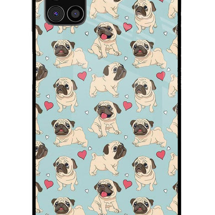 Pug Dog Samsung M31s Glass Case Back Cover by Casekaro