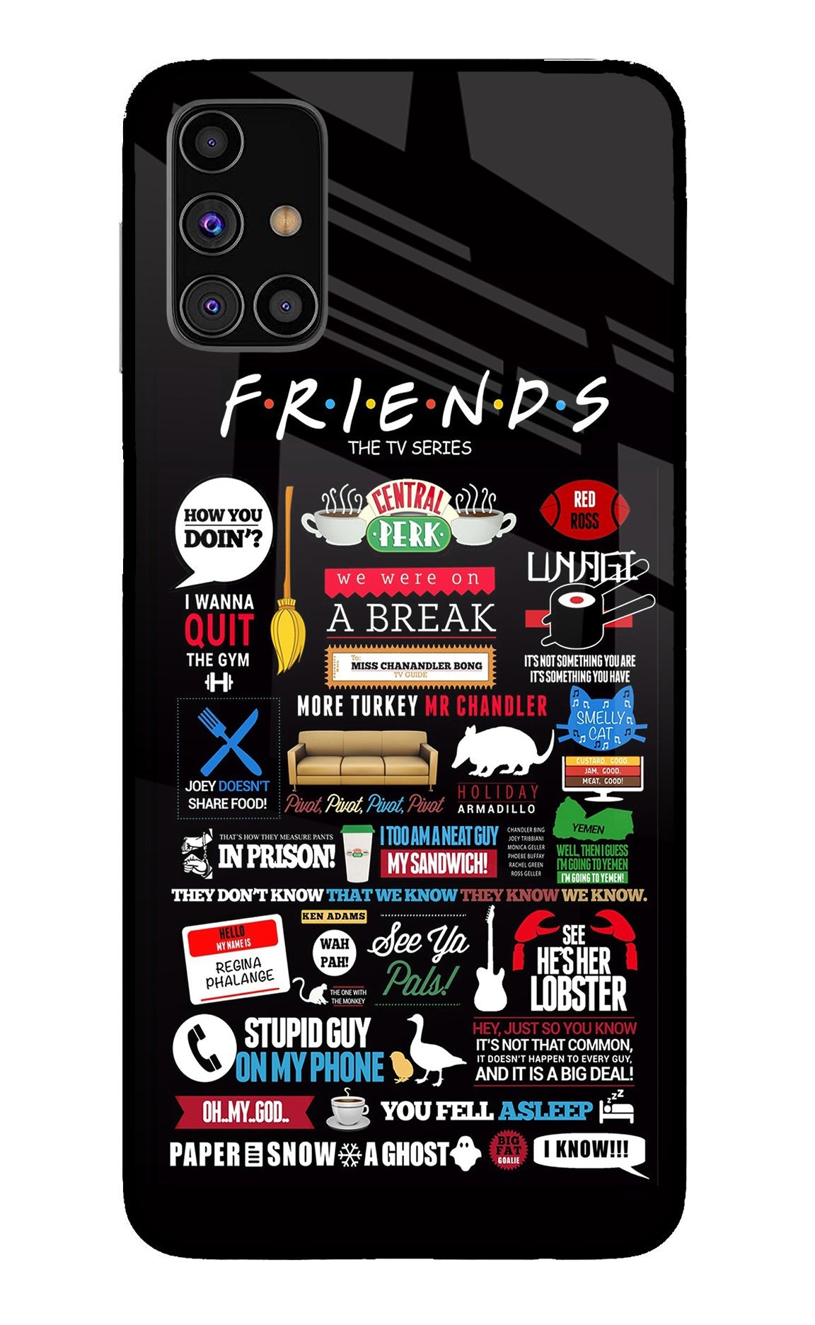 FRIENDS Samsung M31s Back Cover