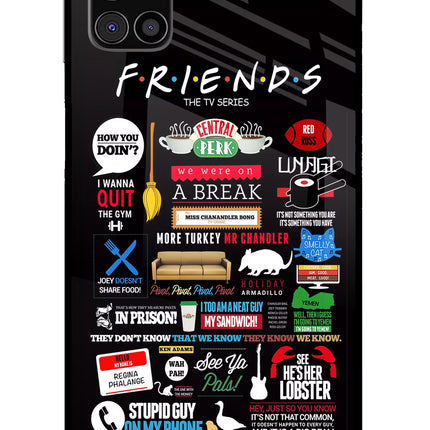 FRIENDS Samsung M31s Glass Case Back Cover by Casekaro