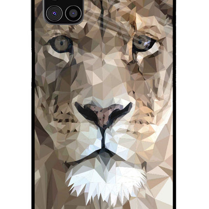 Lion Art Samsung M31s Glass Case Back Cover by Casekaro