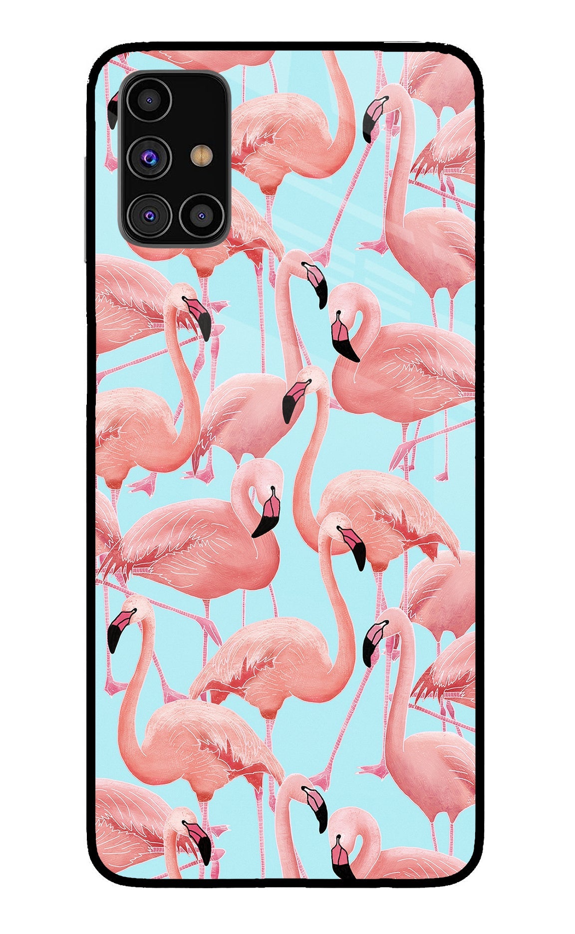 Flamboyance Samsung M31s Glass Case