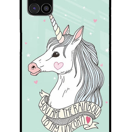 Unicorn Wallpaper Samsung M31s Glass Case Back Cover by Casekaro