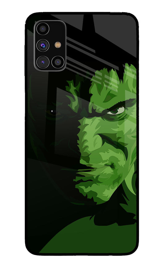 HULK Samsung M31s Glass Case