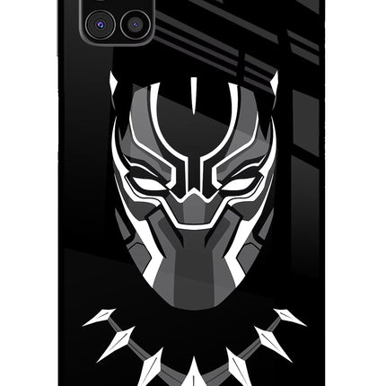 Black Panther Samsung M31s Glass Case Back Cover by Casekaro