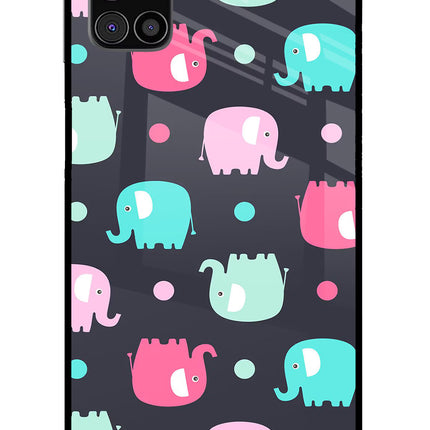 Elephants Samsung M31s Glass Case Back Cover by Casekaro