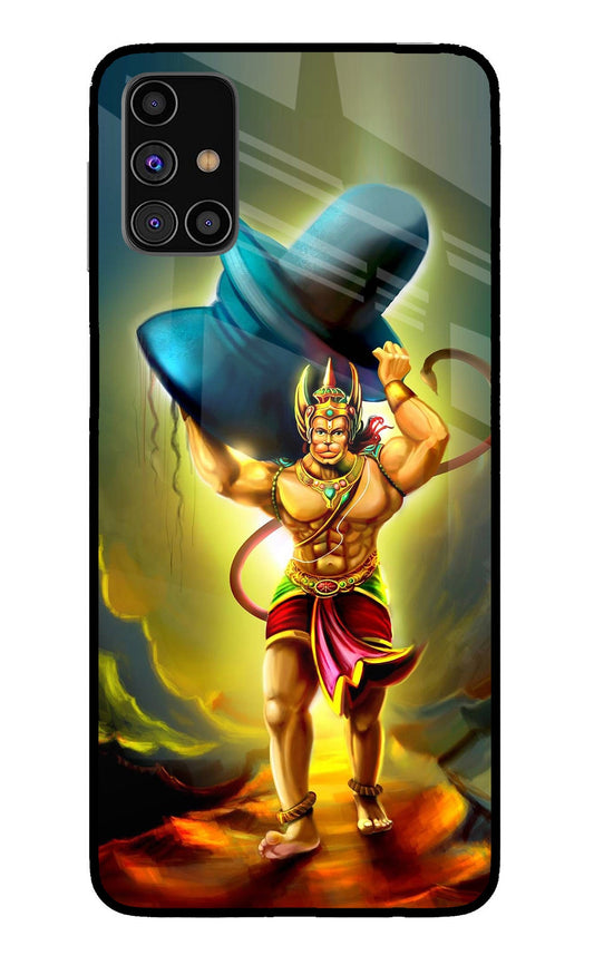 Lord Hanuman Samsung M31s Glass Case