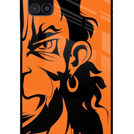 Hanuman Samsung M31s Glass Case Back Cover by Casekaro