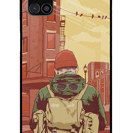 Adventurous Samsung M31s Glass Case