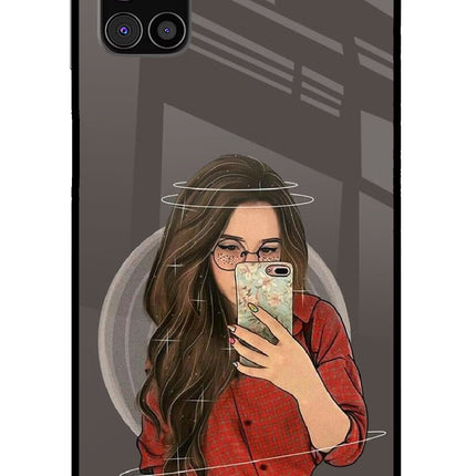 Selfie Queen Samsung M31s Glass Case Back Cover by Casekaro