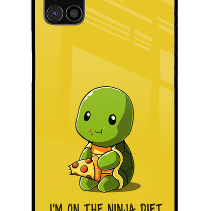 I'm on Ninja Diet Samsung M31s Glass Case Back Cover by Casekaro