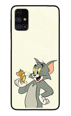 Tom & Jerry Samsung M31s Glass Case Back Cover by Casekaro