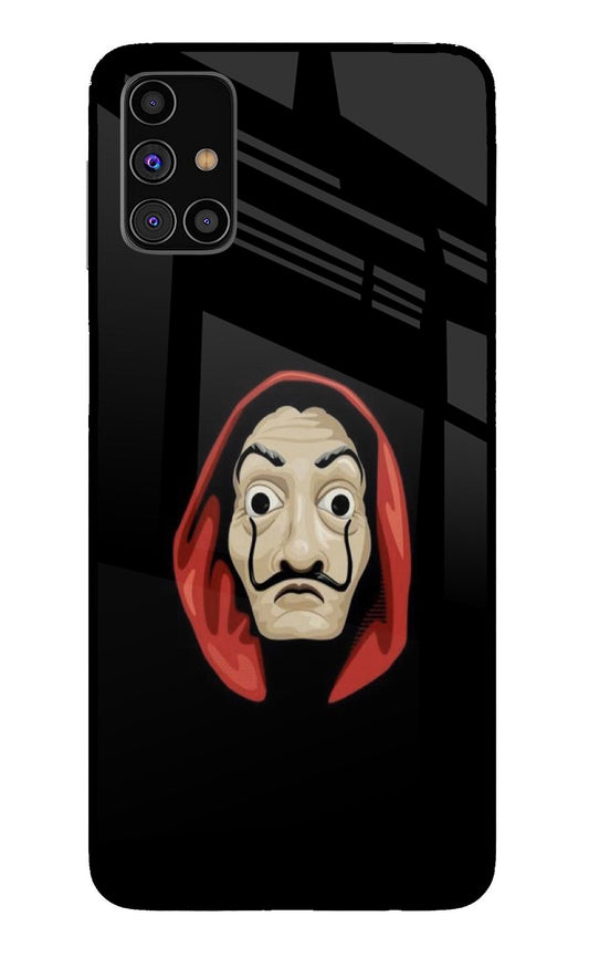 Money Heist Samsung M31s Glass Case