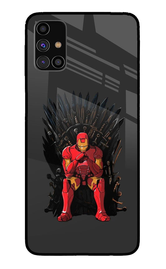 Ironman Throne Samsung M31s Glass Case