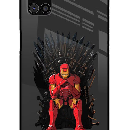 Ironman Throne Samsung M31s Glass Case Back Cover by Casekaro