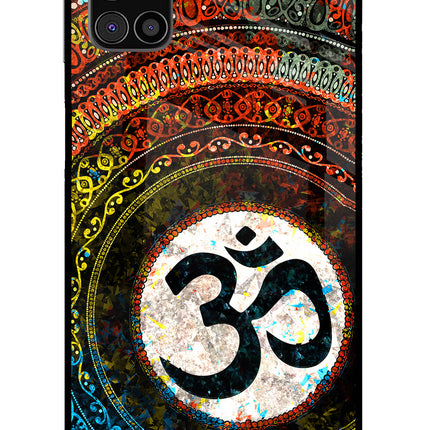 Om Cultural Samsung M31s Glass Case Back Cover by Casekaro