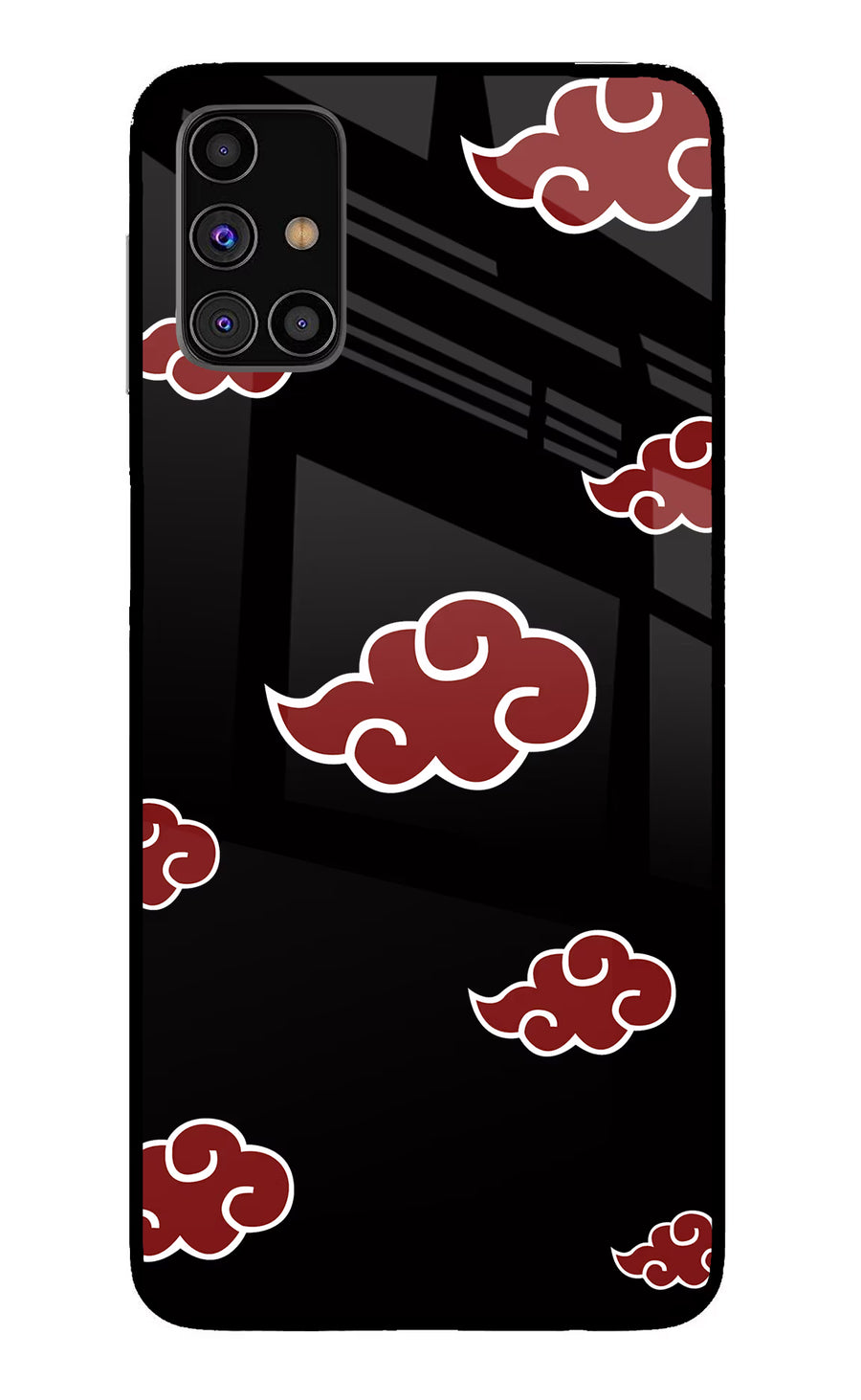 Akatsuki Samsung M31s Back Cover, Glass case