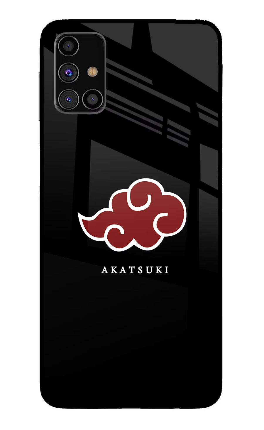 Akatsuki Samsung M31s Back Cover, Glass case