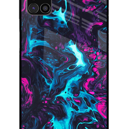 Abstract Samsung M31s Glass Case Back Cover by Casekaro