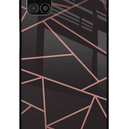 Geometric Pattern Samsung M31s Glass Case