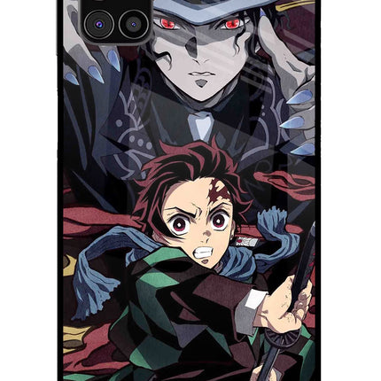 Demon Slayer Samsung M31s Glass Case Back Cover by Casekaro