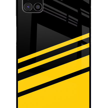 Yellow Shades Samsung M31s Glass Case Back Cover by Casekaro