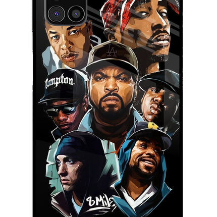 Rappers Samsung M31s Glass Case Back Cover by Casekaro
