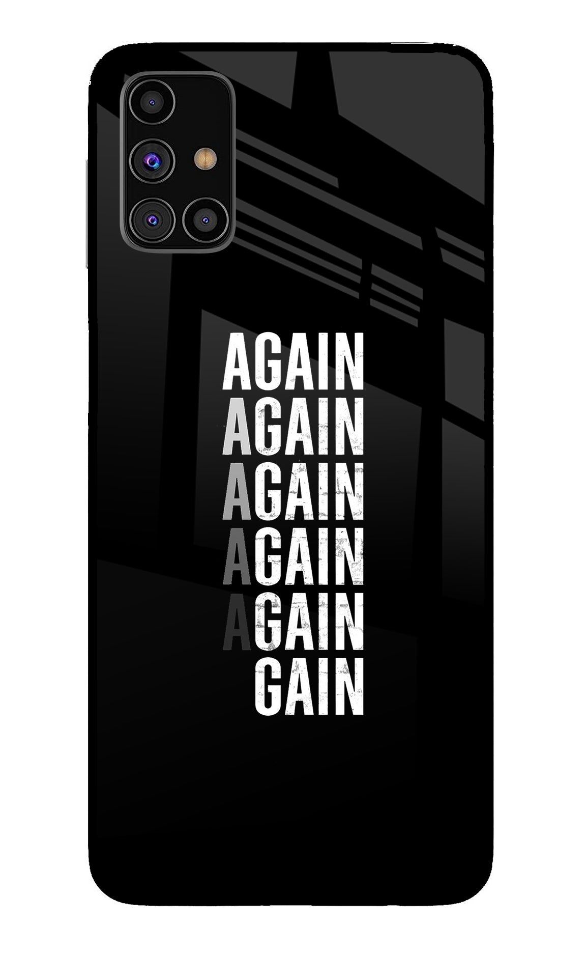 Again Again Gain Samsung M31s Back Cover