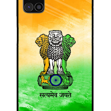 Satyamev Jayate Flag Samsung M31s Glass Case