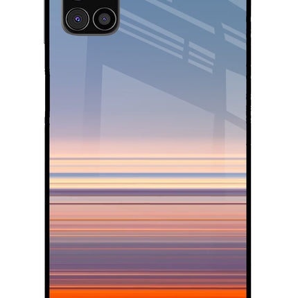 Morning Colors Samsung M31s Glass Case Back Cover by Casekaro