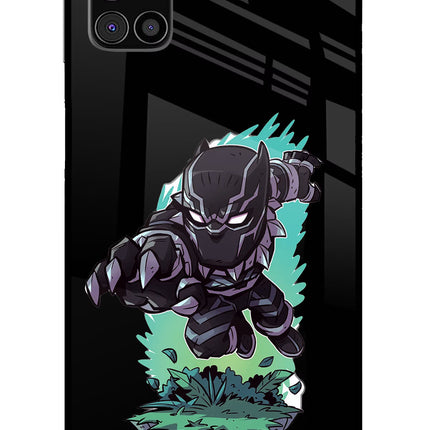 Black Panther Samsung M31s Glass Case Back Cover by Casekaro